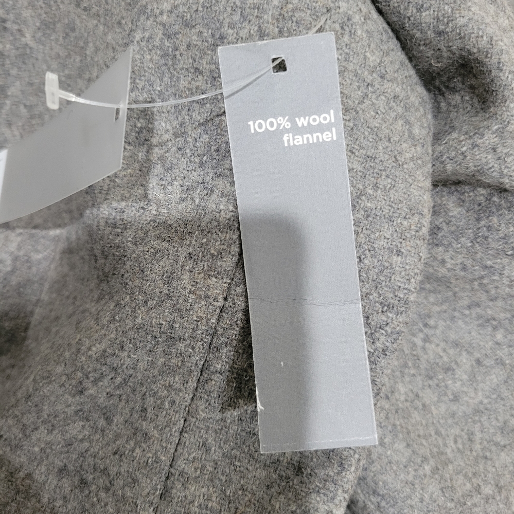 Sheek Grey Wool Suit Blazer Jacket - Picture 3 of 3